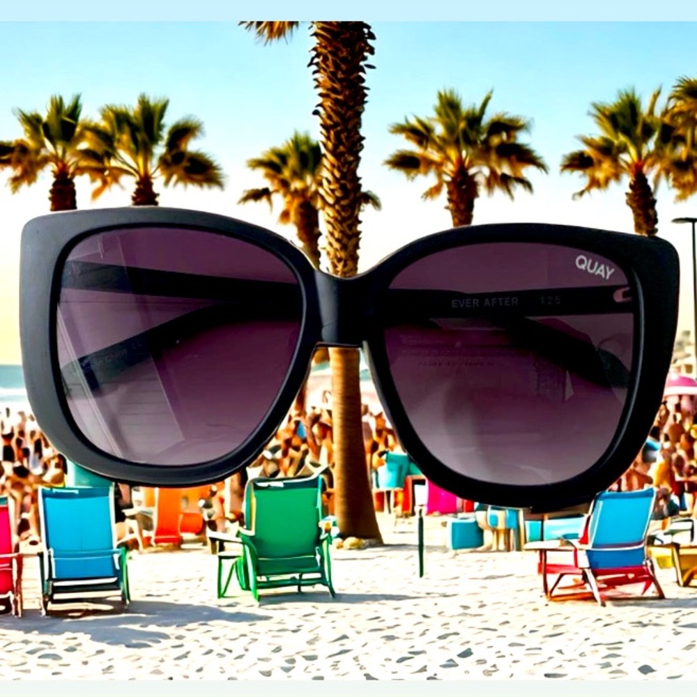 Sunglasses Quay Australia Black, unisex